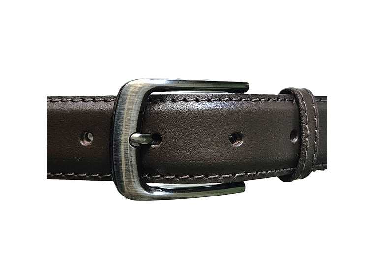 Cinturón de Cuero Natural - Café Moro 1