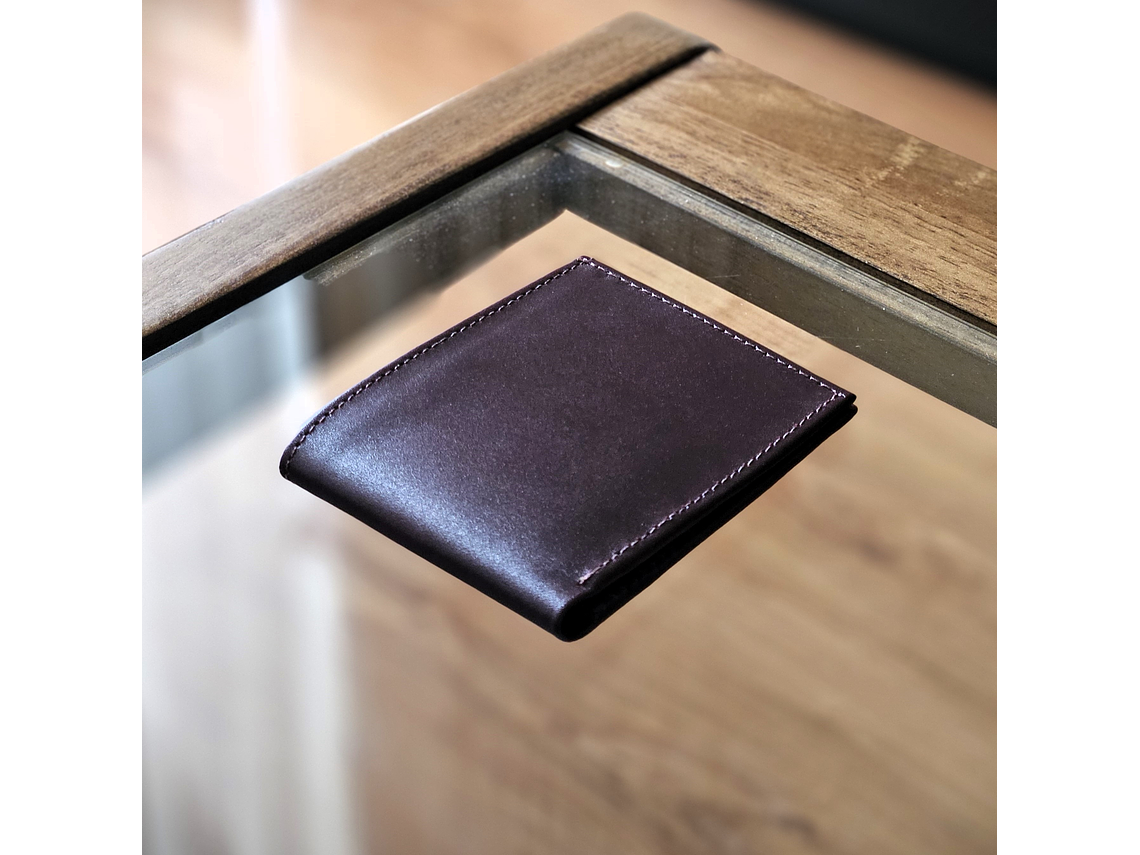 Billetera de Cuero Natural #2 6