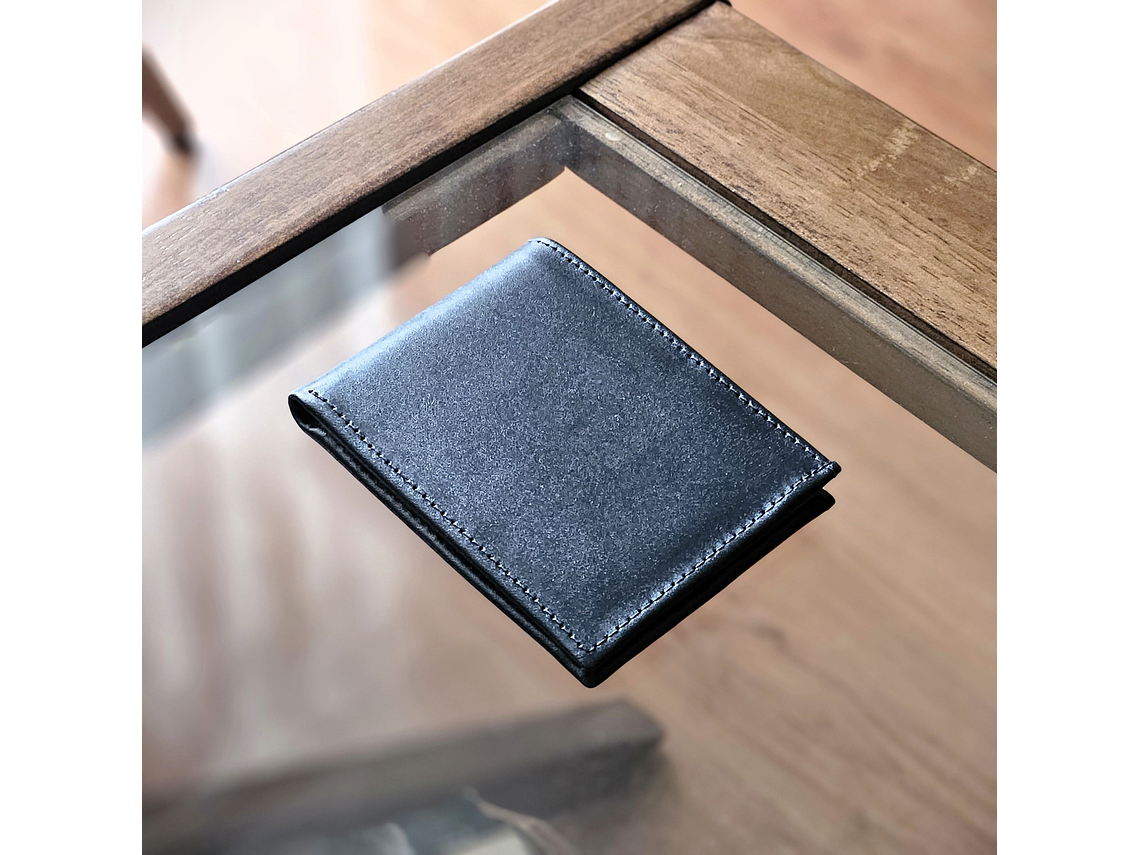 Billetera de Cuero Natural #1 5