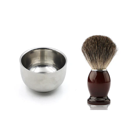 Set Brocha con Bol de Afeitado #1 - Premium