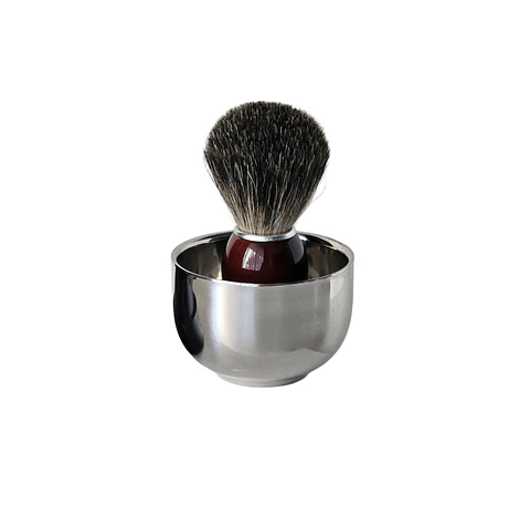 Set Brocha con Bol de Afeitado #1 - Premium