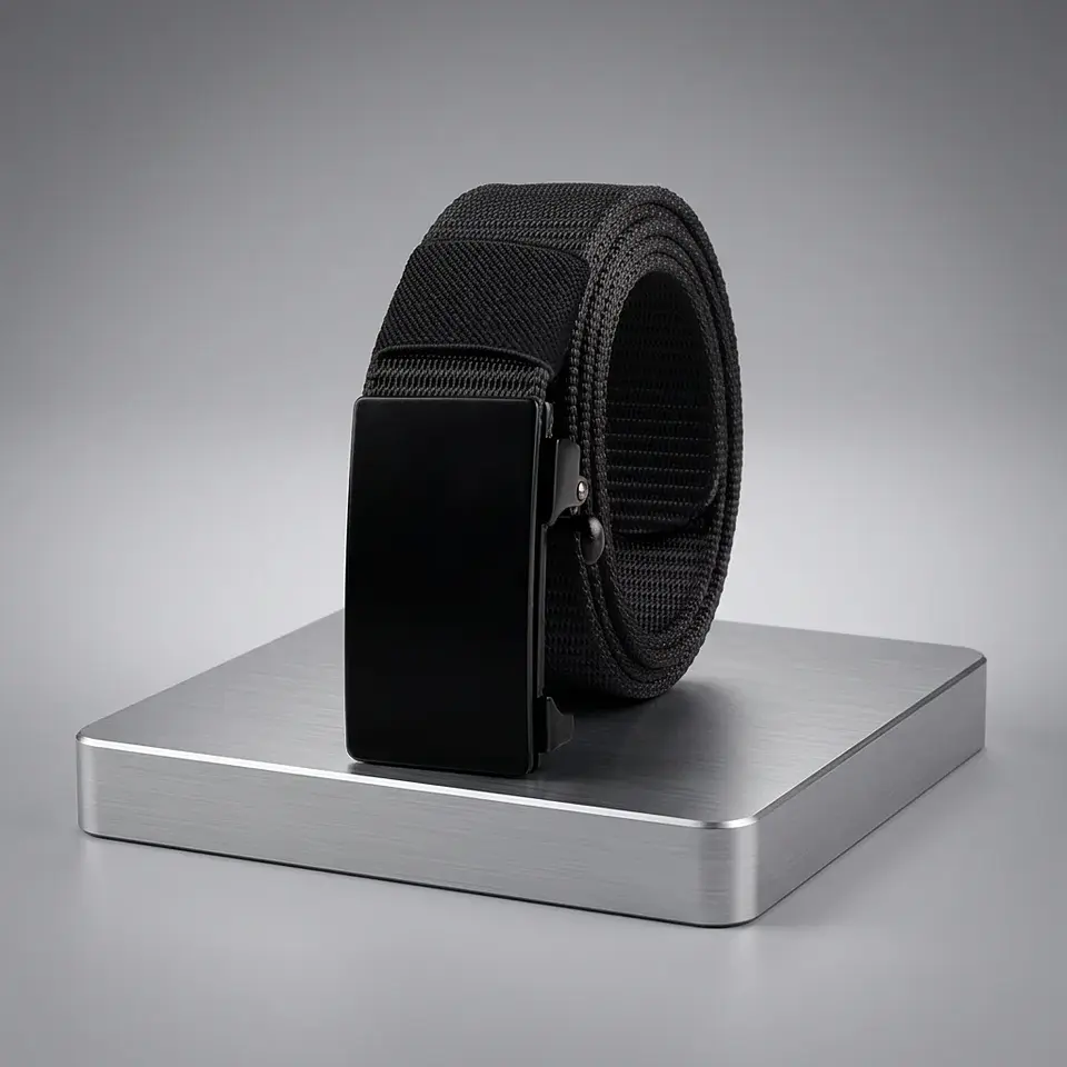 Cinturón Táctico de Nylon - Negro 1