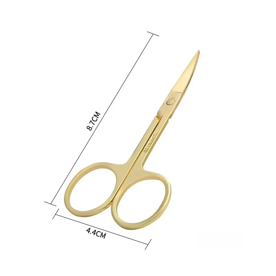 Tijera para Cejas y Barba - Punta Curva 2