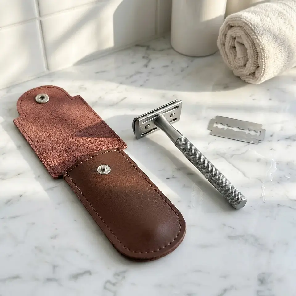 Set Máquina de Afeitar Clásica con Funda 2