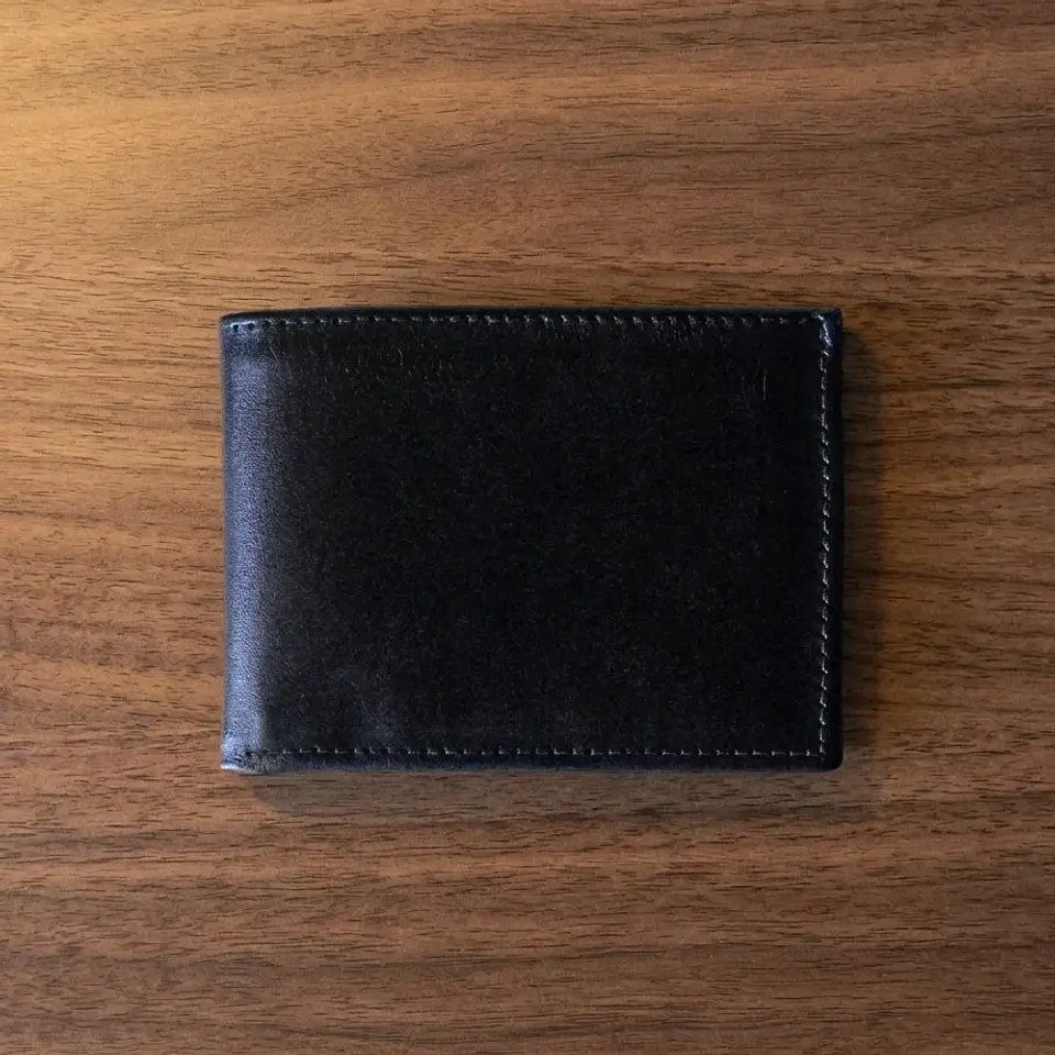 Billetera de Cuero #1 - con Visor de Carnet 1