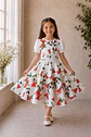 Vestido Infantil de Copihues - Miniatura 1
