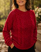 Sweater Tejido Trenzado - Miniatura 1
