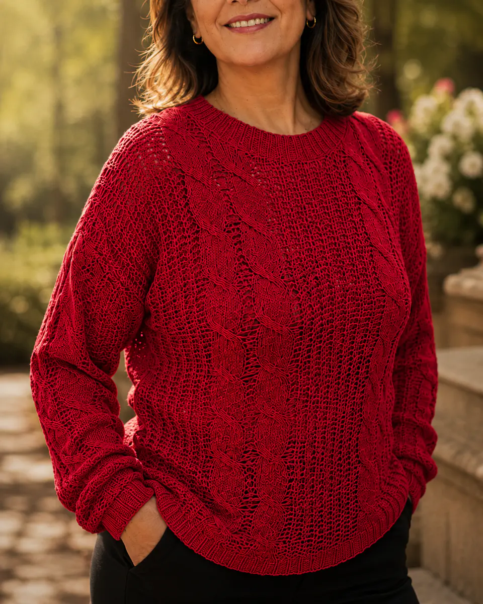 Sweater Tejido Trenzado 1