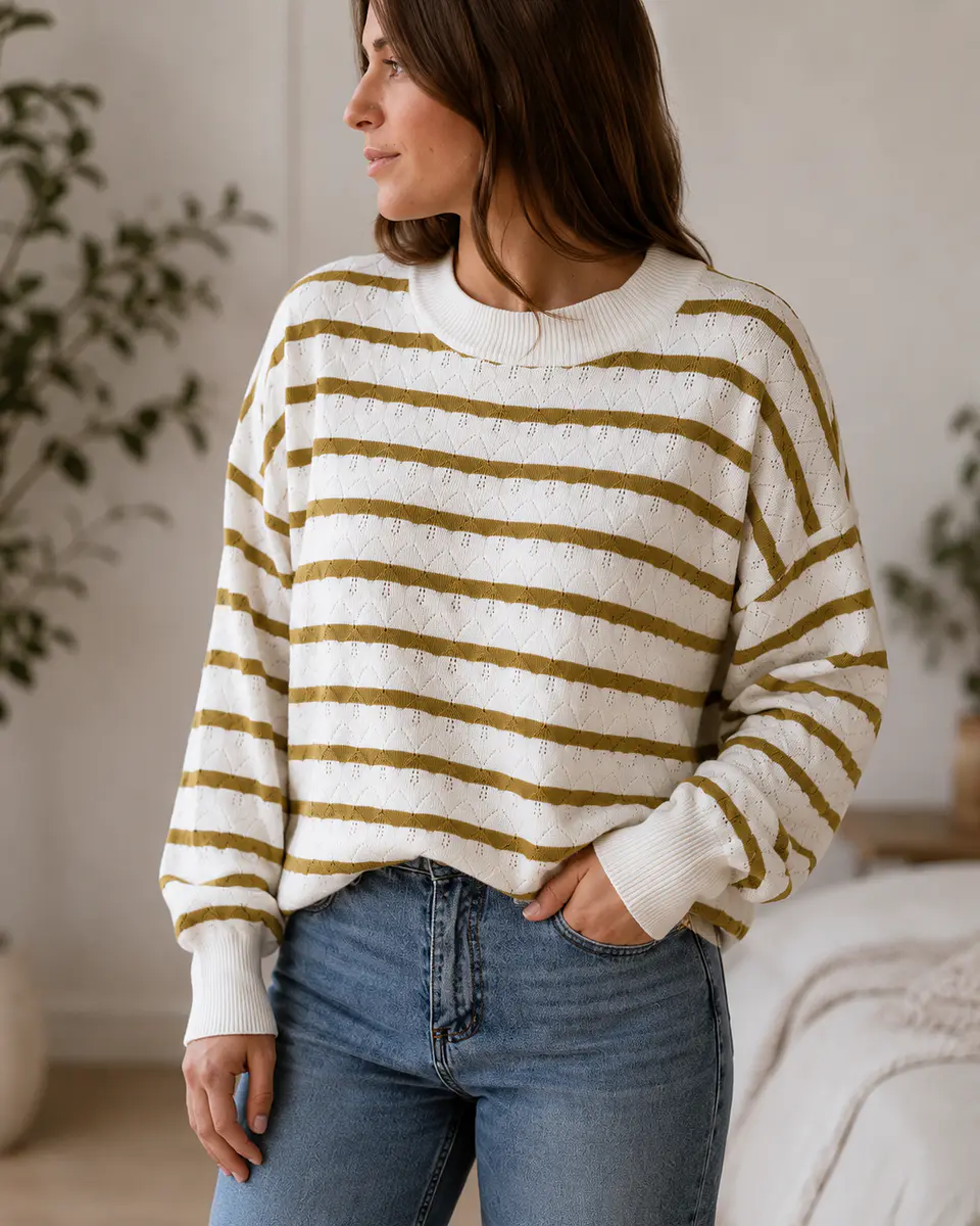 Sweater Tejido Rayado 2