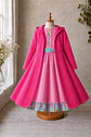 Vestido de Huasita Infantil Rosado Floral - Miniatura 4