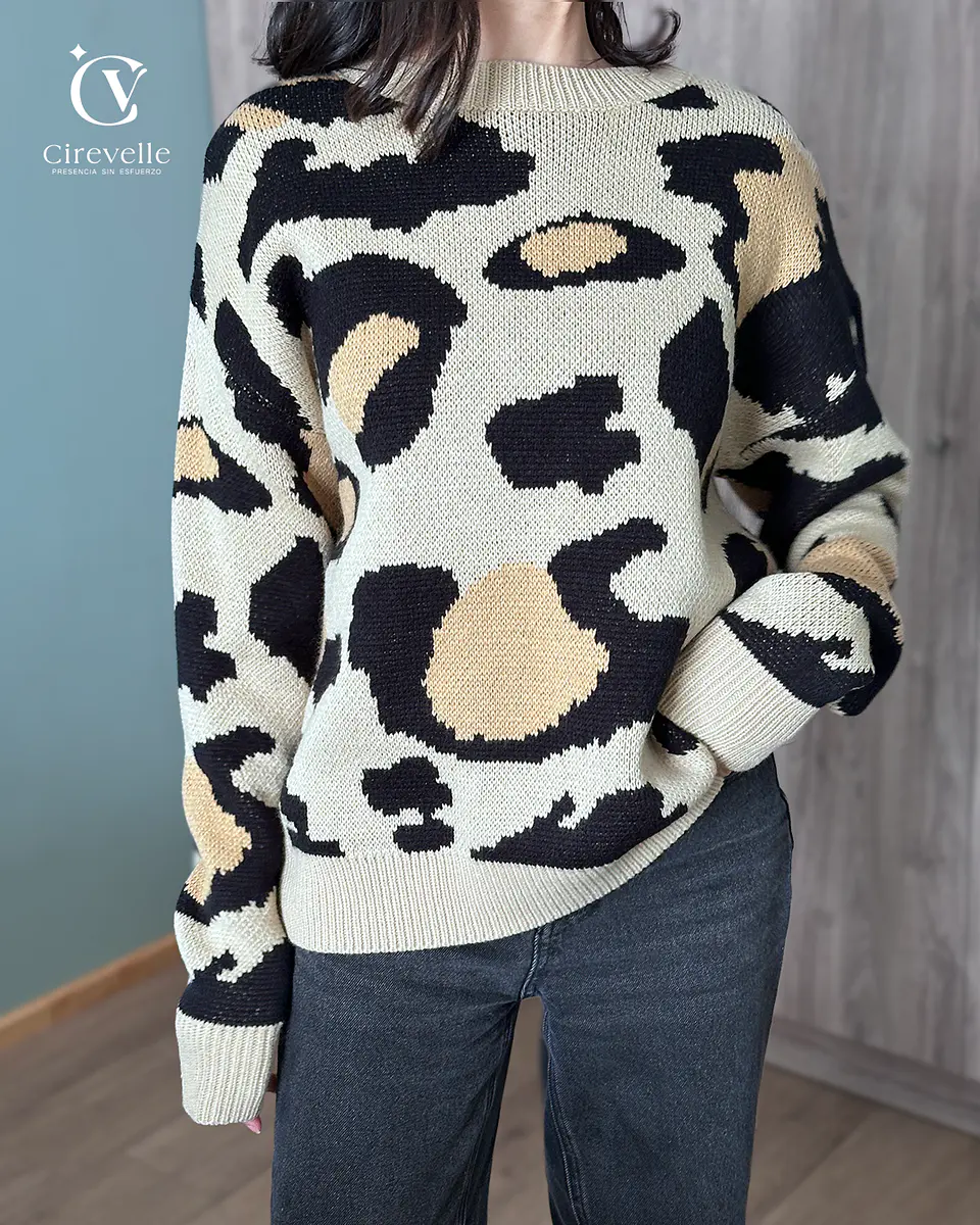 Sweater Tejido Estampado 1