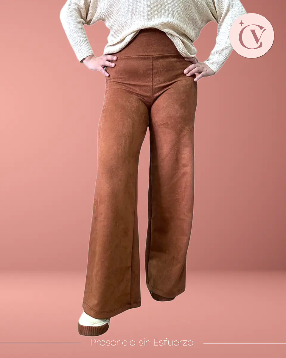 Pantalón Palazzo Gamuza 1