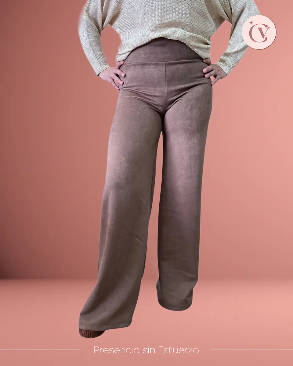 Pantalón Palazzo Gamuza 3