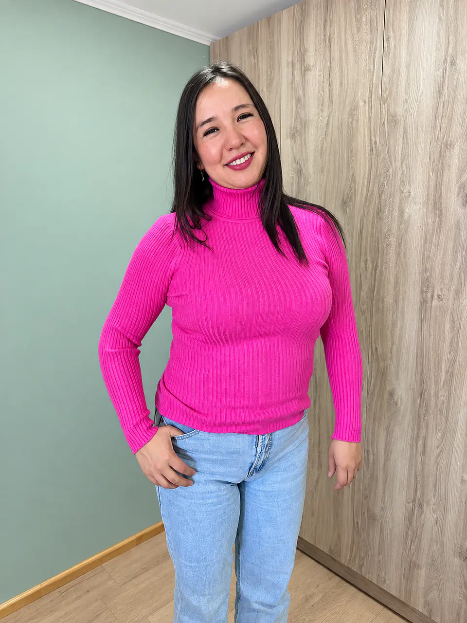 Sweater Beatle Fucsia 1