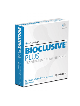 BIOCLUSIVE PLUS -APOSITO ADHESIVO TRANSPARENTE 