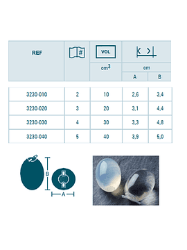 Implante testicular con fijación - SILIMED