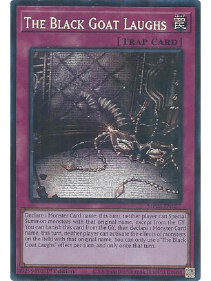 THE BLACK GOAT LAUGHS MP25-EN057 PRISMATIC SECRET RARE