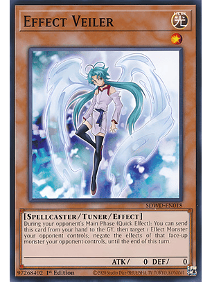 Effect Veiler Común Sdwd-en018 Yugioh! Tcg