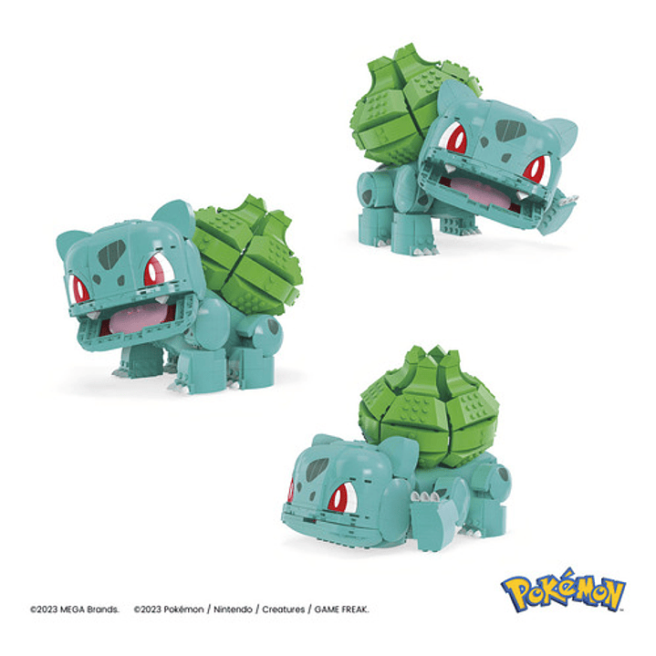 MEGA POKEMON BULBASAUR JUMBO JUGUETE DE CONSTRUCCIÓN 3
