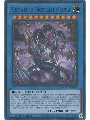 MEGALITH NOTRAH PLURA DOOD-EN034 SUPER RARE