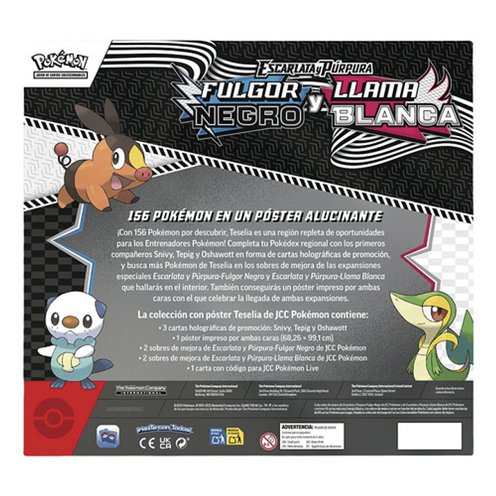 POKEMON TCG ESPAÑOL BLACK BOLT & WHITE FLARE POSTER COLLECTION 5