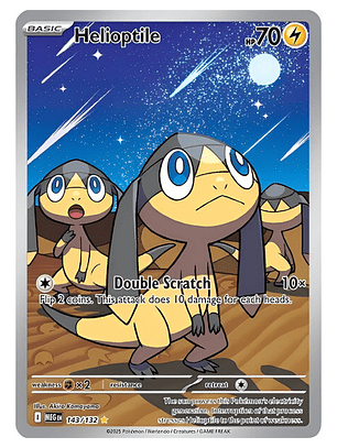 Pokemon Tcg Heleoptile Illustration Rare 143/132 Me01 Meg