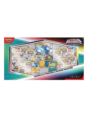 POKEMON TCG PRISMATIC EVOLUTION LUCARIO EX & TYRANITAR EX PREMIUM COLLECTION