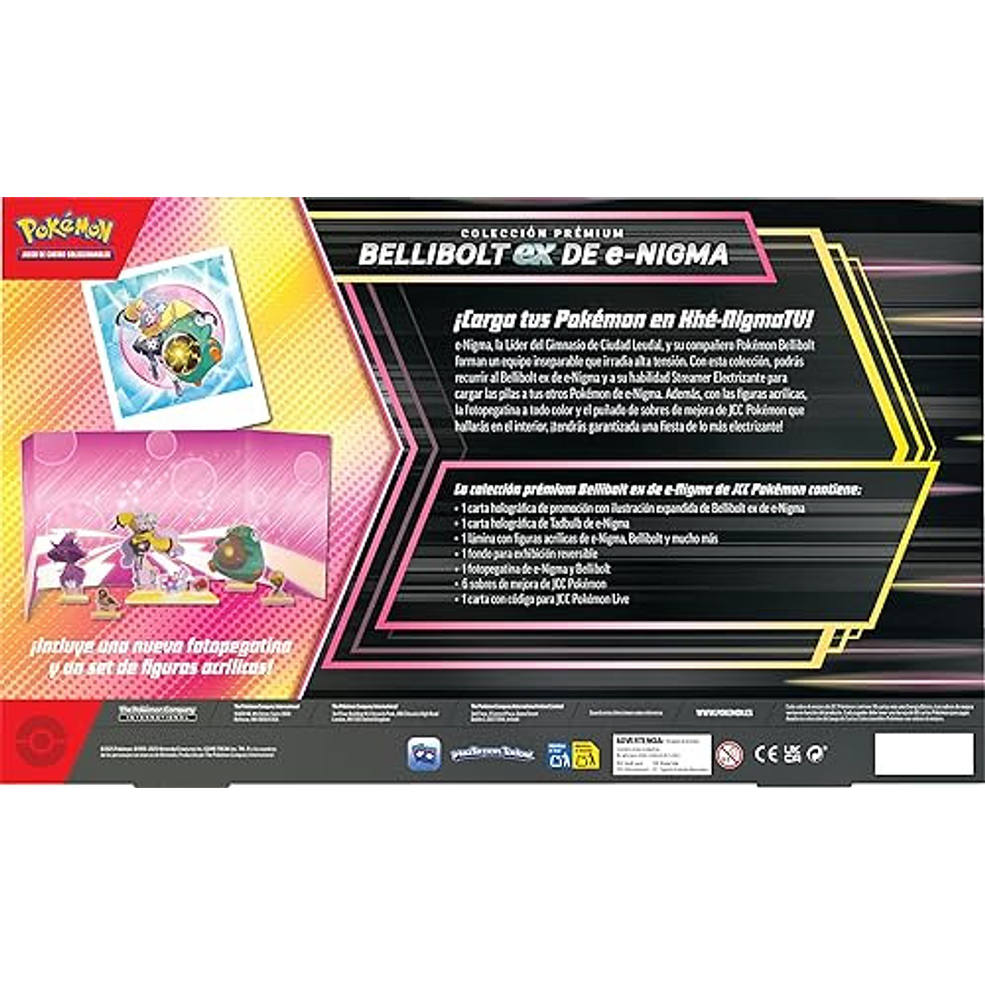 POKEMON TCG COLECCION PREMIUM BELLIBOLT EX DE E-NIGMA 2