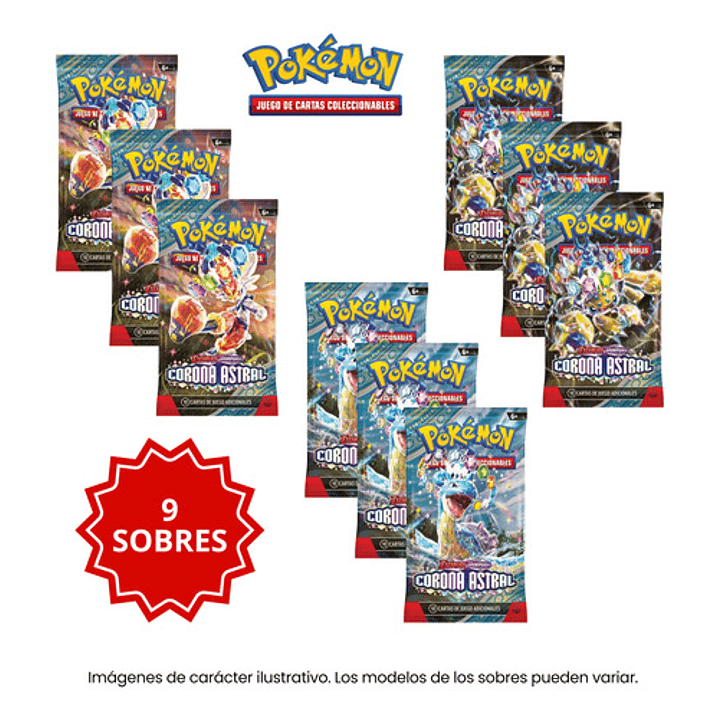 POKEMON TCG ESPAÑOL STELLAR CROWN 9 BOOSTER PACK  1