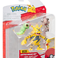 JAZWARES POKEMON BATTLE FEATURE SET 3 FIGURAS CATERPIE, ELECTABUZZ Y ROCKRUFF - Miniatura 2