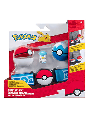 POKEMON CINTURÓN DE POKEBOLA QUAXLY CLIP N GO