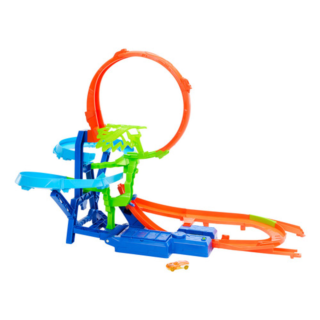 HOT WHEELS STUNT TRACKS PISTA CHOQUE EN EL AIRE 8