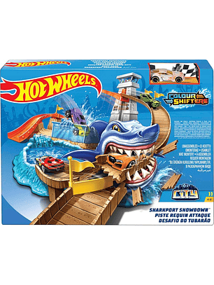 HOT WHEELS CITY PLAYA TIBURÓN PUERTO TIBURÓN COLOR SHIFTERS