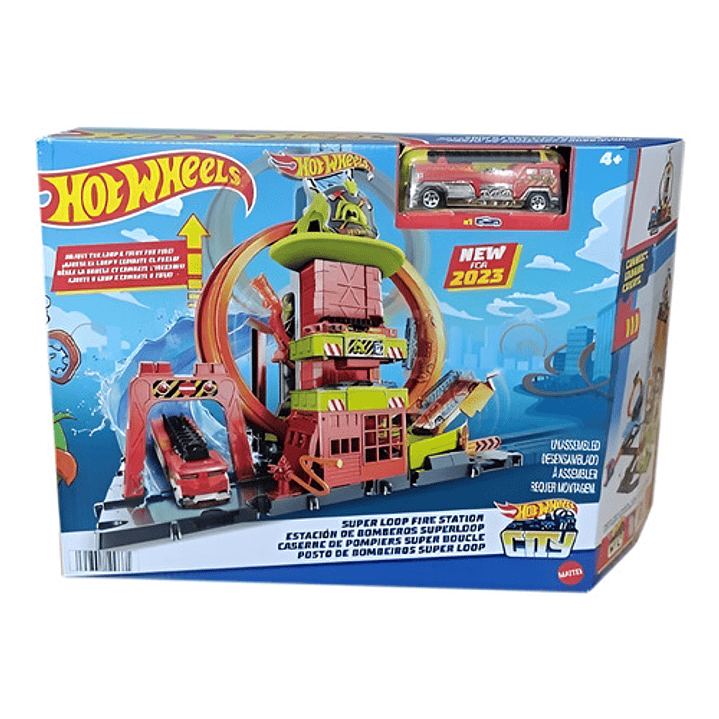 HOT WHEELS CITY SUPER ESTACION DE BOMBEROS 3