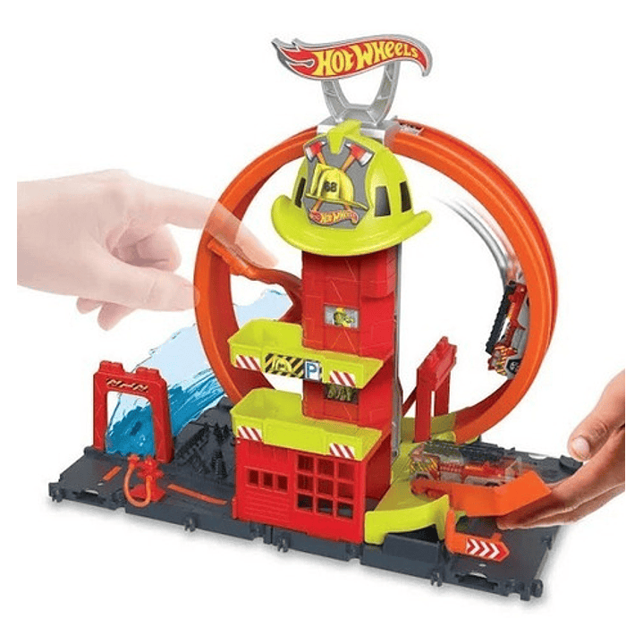 HOT WHEELS CITY SUPER ESTACION DE BOMBEROS 4