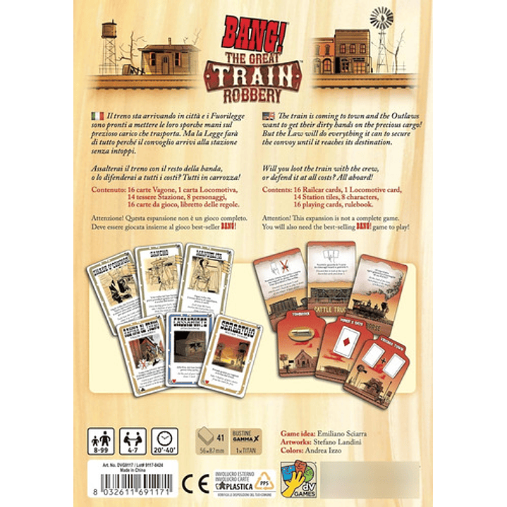 Bang! The Great Train Robbery Juego De Cartas Juego De Mesa 2