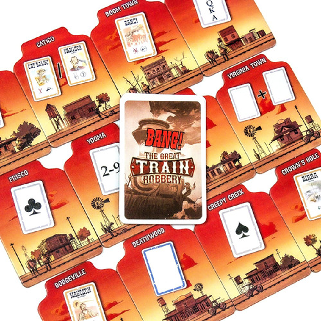 Bang! The Great Train Robbery Juego De Cartas Juego De Mesa 6