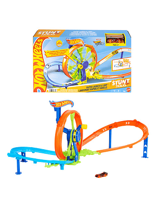 HOT WHEELS STUNT TRACKS PISTA DESAFÍO TURBINA