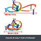 Hot Wheels Stunt Tracks Pista Desafio Turbina De Accion - Miniatura 4