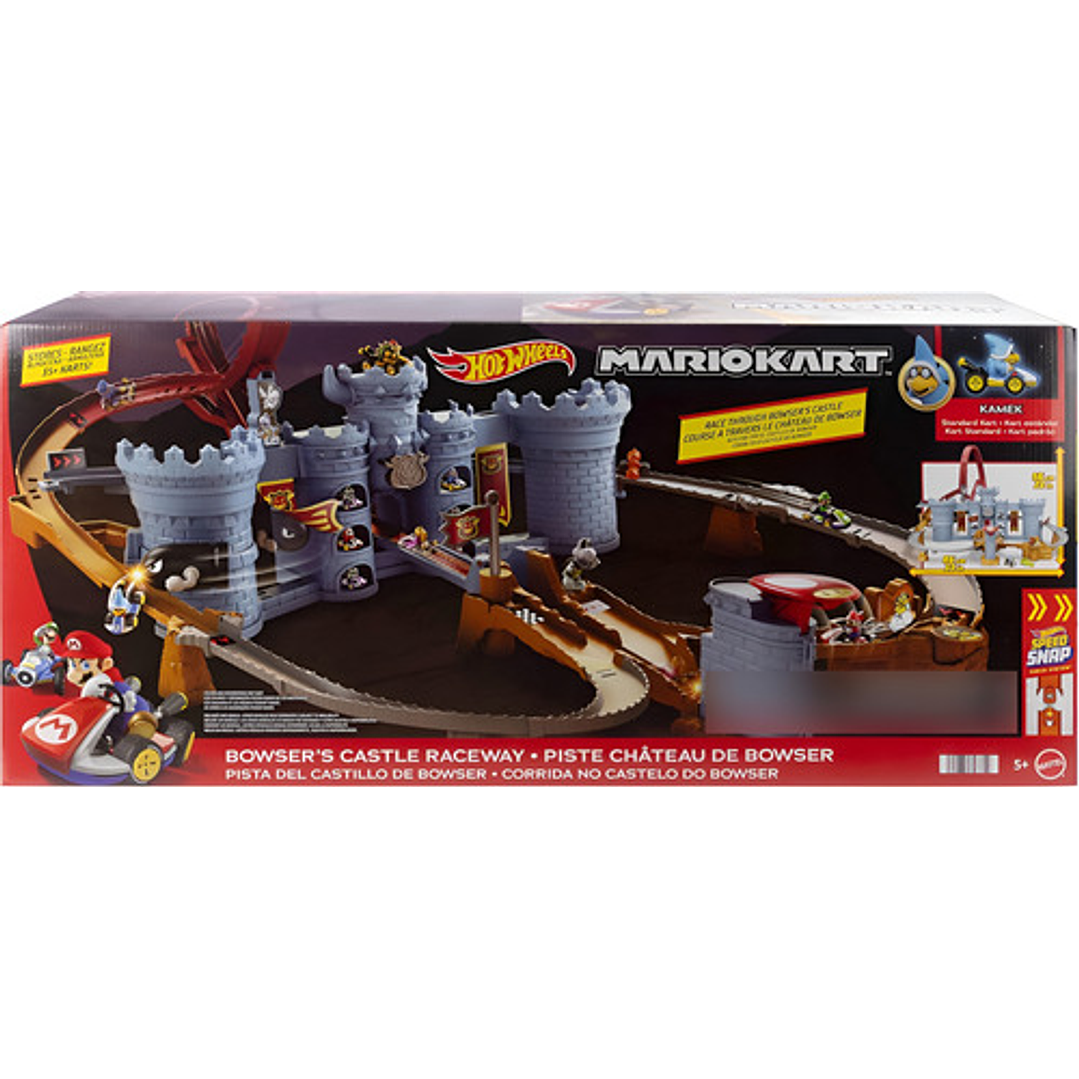 HOT WHEELS MARIO KART PISTA CASTILLO DE BOWSER RACEWAY 1