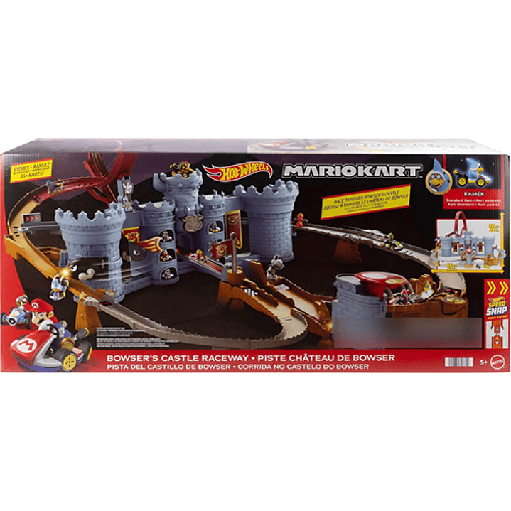 HOT WHEELS MARIO KART PISTA CASTILLO DE BOWSER RACEWAY 1