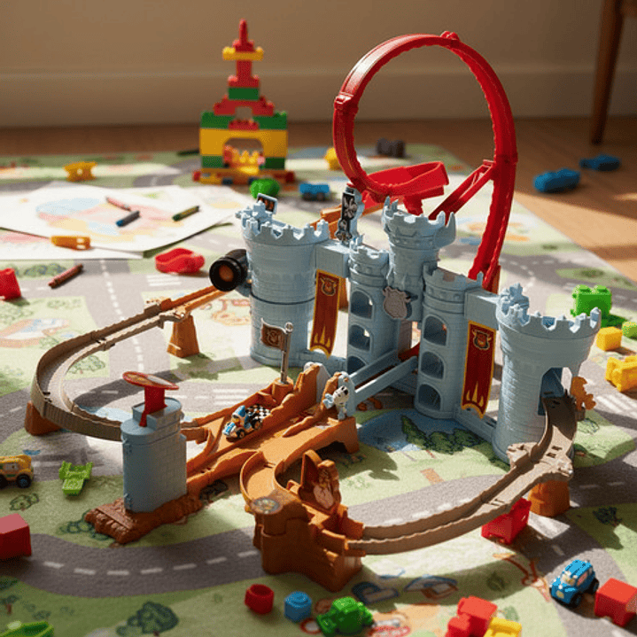 HOT WHEELS MARIO KART PISTA CASTILLO DE BOWSER RACEWAY 4