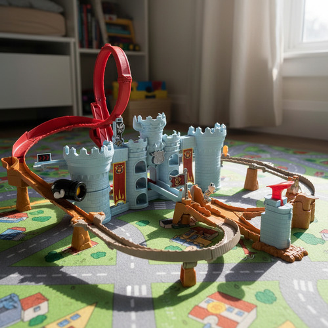 HOT WHEELS MARIO KART PISTA CASTILLO DE BOWSER RACEWAY 5