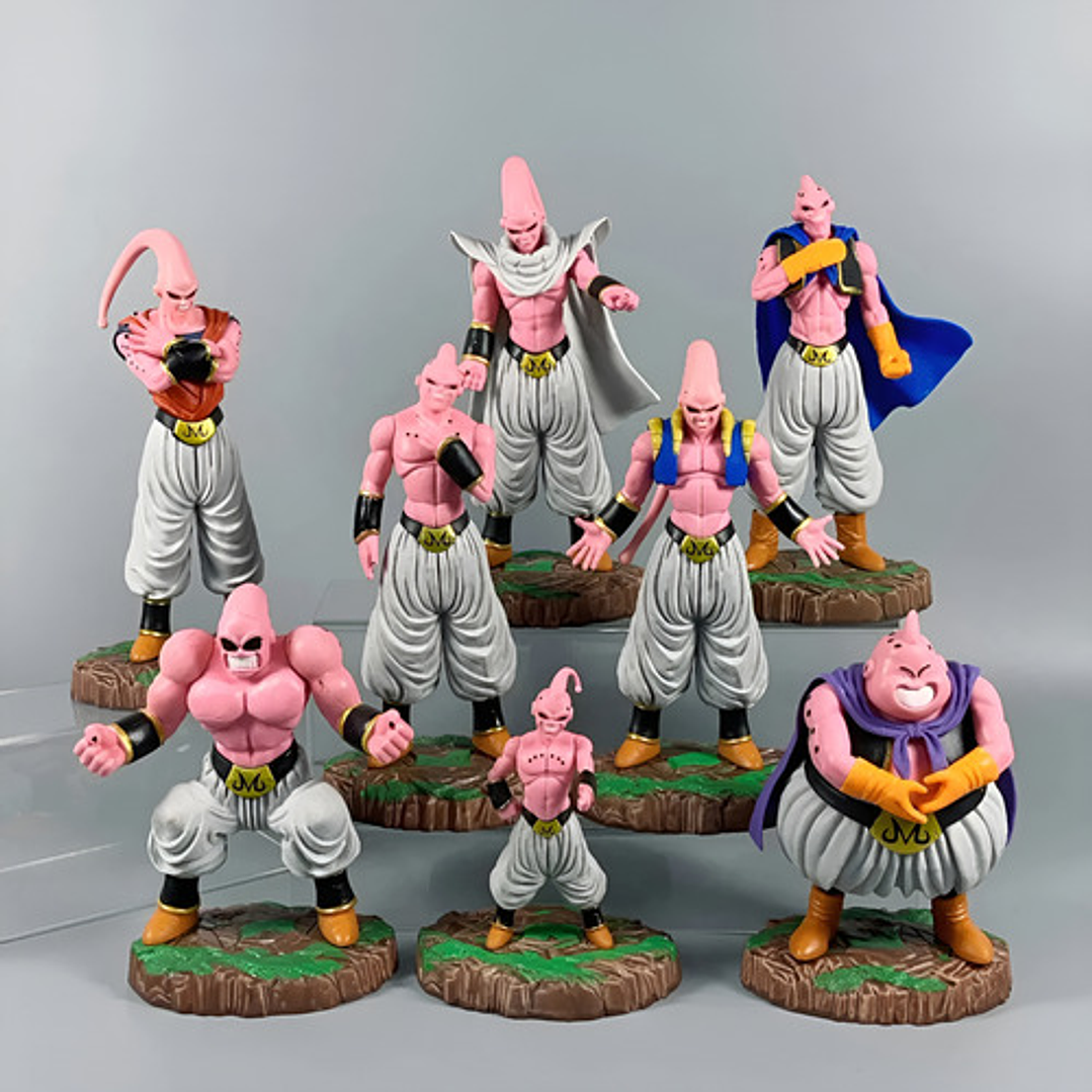 Dragon Ball Z Set Majin Buu 8 Figuras 20cm Colección Anime 1