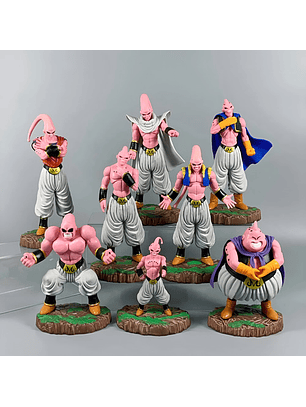 Dragon Ball Z Set Majin Buu 8 Figuras 20cm Colección Anime