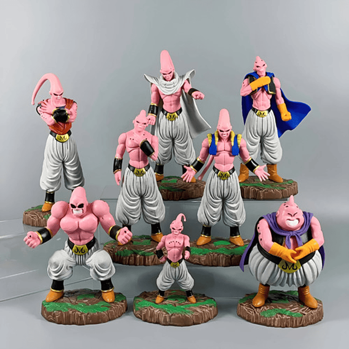 Dragon Ball Z Set Majin Buu 8 Figuras 20cm Colección Anime 1