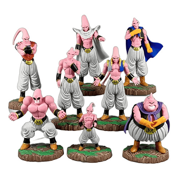 Dragon Ball Z Set Majin Buu 8 Figuras 20cm Colección Anime 7
