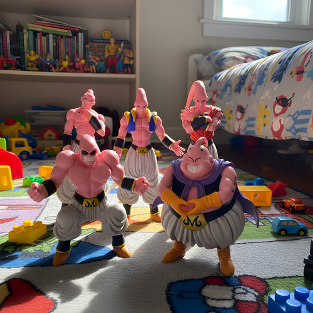 Dragon Ball Z Set Majin Buu 8 Figuras 20cm Colección Anime 9