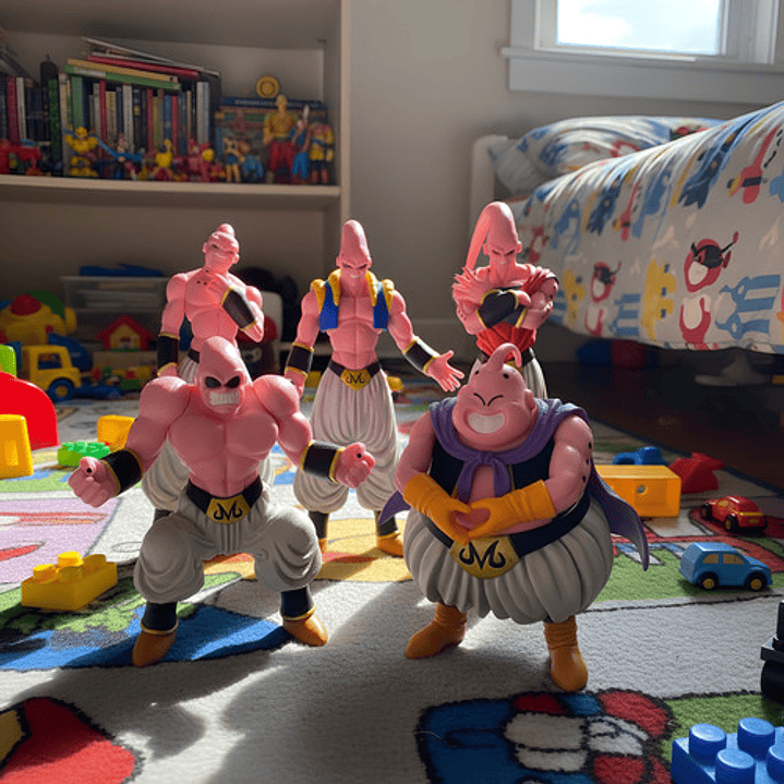 Dragon Ball Z Set Majin Buu 8 Figuras 20cm Colección Anime 9