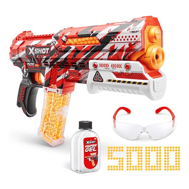 X-SHOT HYPER GEL CLUTCH 5,000 MUNICIONES 1